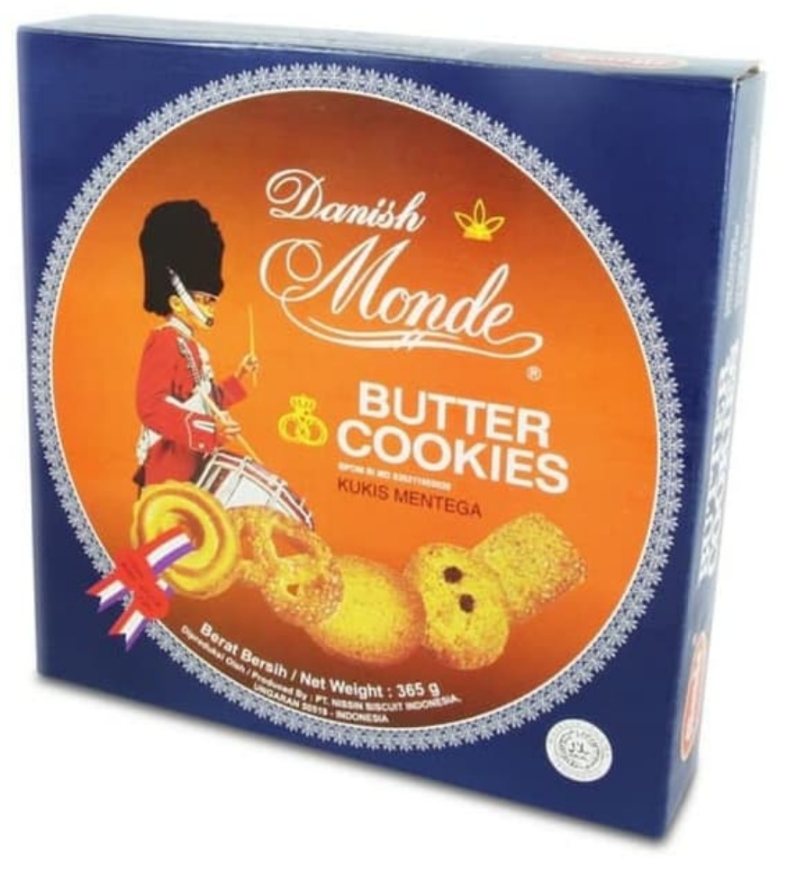 Aneka kue Monde Butter cookies 365 Gram SIPLah