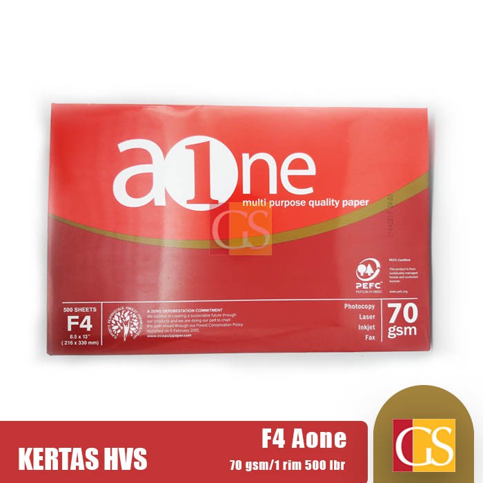 Kertas Hvs F4 Folio Aone 70 Gram Siplah