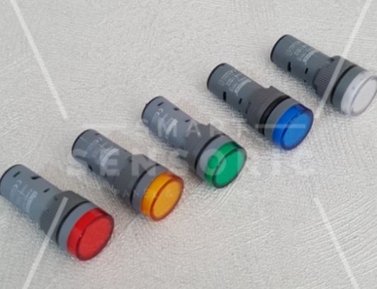 Pilot Lamp 24v DC 16mm Putih | SIPLah