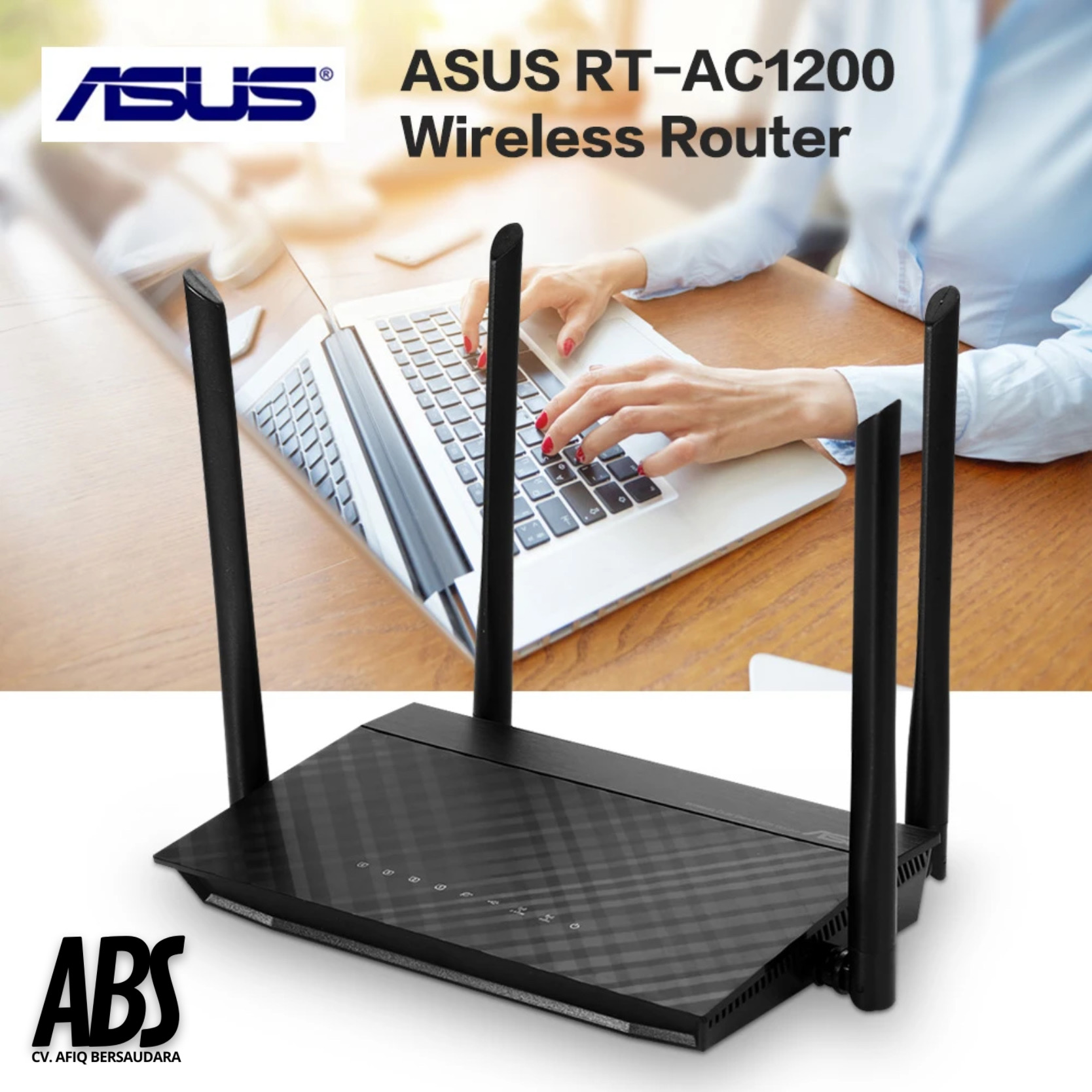 ASUS RTAC1200 , AC 1200 ROUTER WIFI WIRELESS Dual Band SIPLah