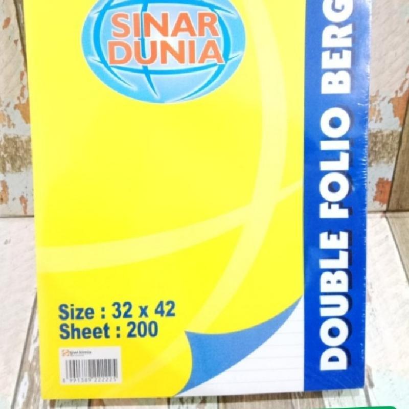 Kertas Folio Bergaris | SIPLah