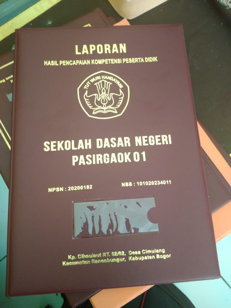Map raport isian 30 lembar | SIPLah