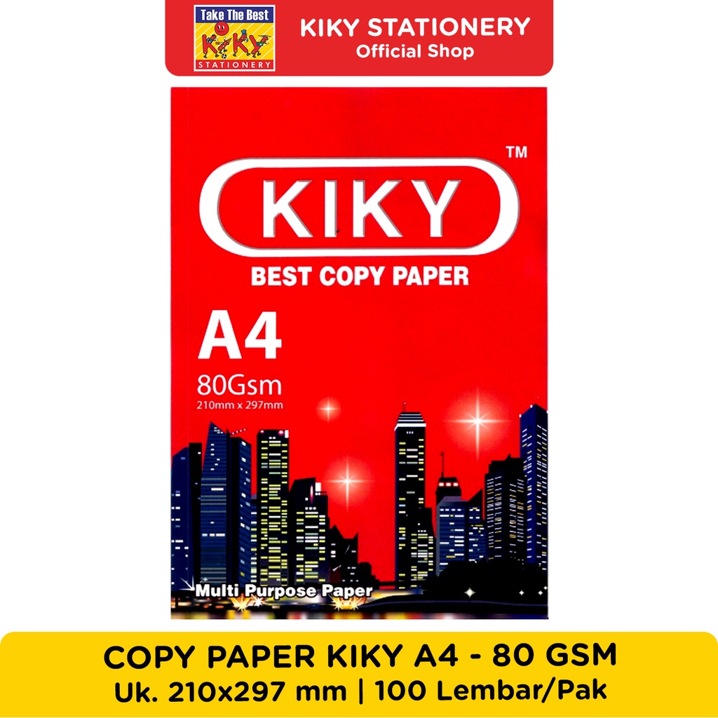 A4 KIKY PAPER 80 GR 100 SIPLah