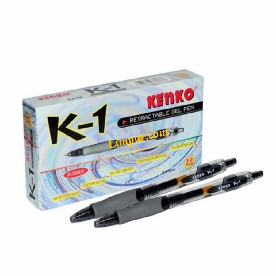 Pulpen Gel Kenko K-1 Gel Pen | SIPLah