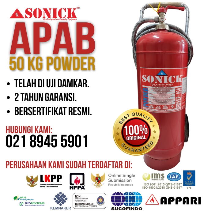 APAB 50 Powder Alat Tabung Pemadam Api | SIPLah