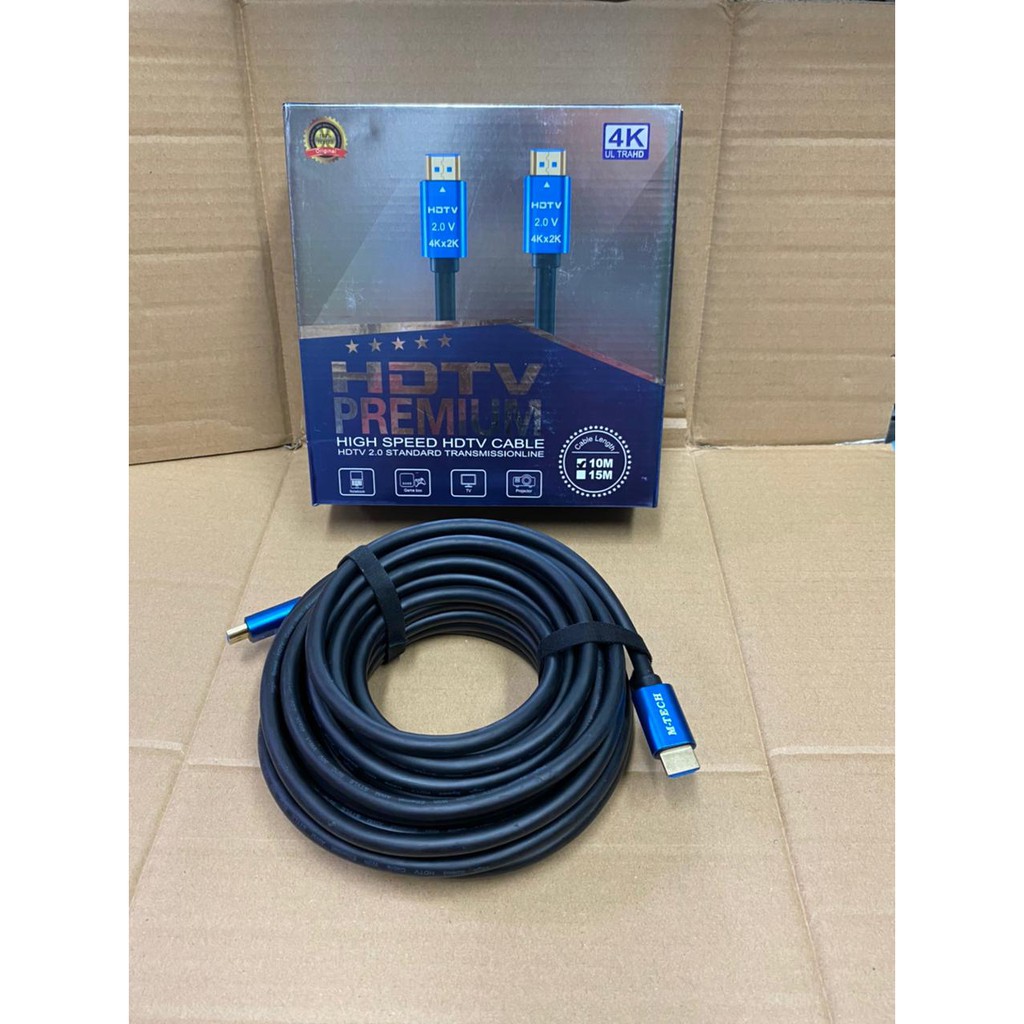 Kabel HDMI 10 Meter M TECH HDTV Premium 4K SIPLah kabel-hdmi-10-meter-m-tech-hdtv-premium-4k-siplah