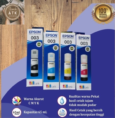 Tinta Epson 003 Original 1 Set Siplah 7395