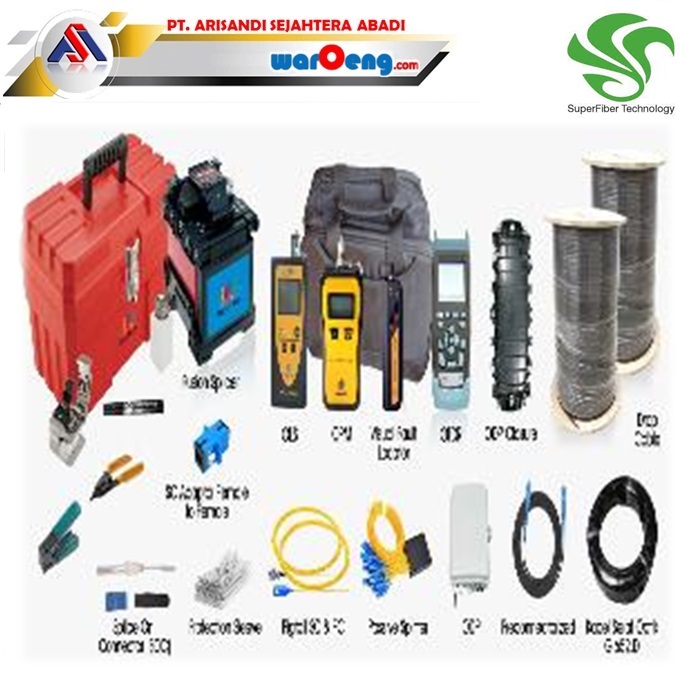 SUPER FIBER Fiber Optic Cable Connection Kit SIPLah