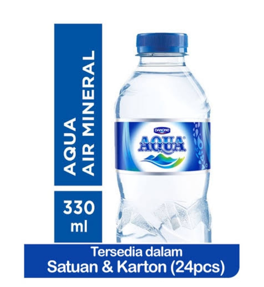 Air Mineral Kemasan Botol 330ml Aqua Siplah 9007