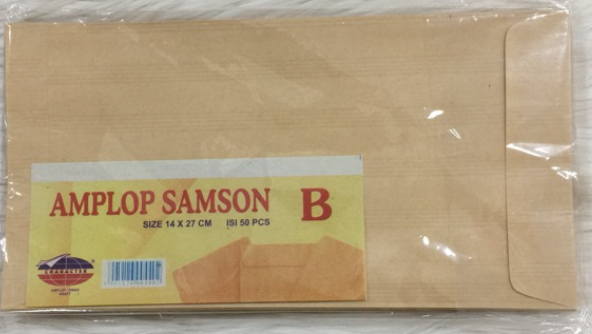 AMPLOP COKLAT SAMSON B | SIPLah