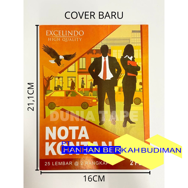 Buku Nota B2 Besar 2 Rangkap | SIPLah