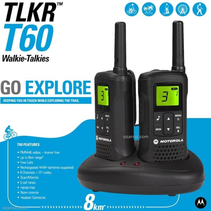 Walkie Talkie Motorola TLKR T60 "GO EXPLORER" SIPLah