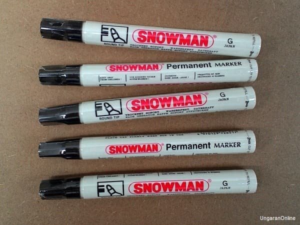 Spidol Snowman Permanen | SIPLah