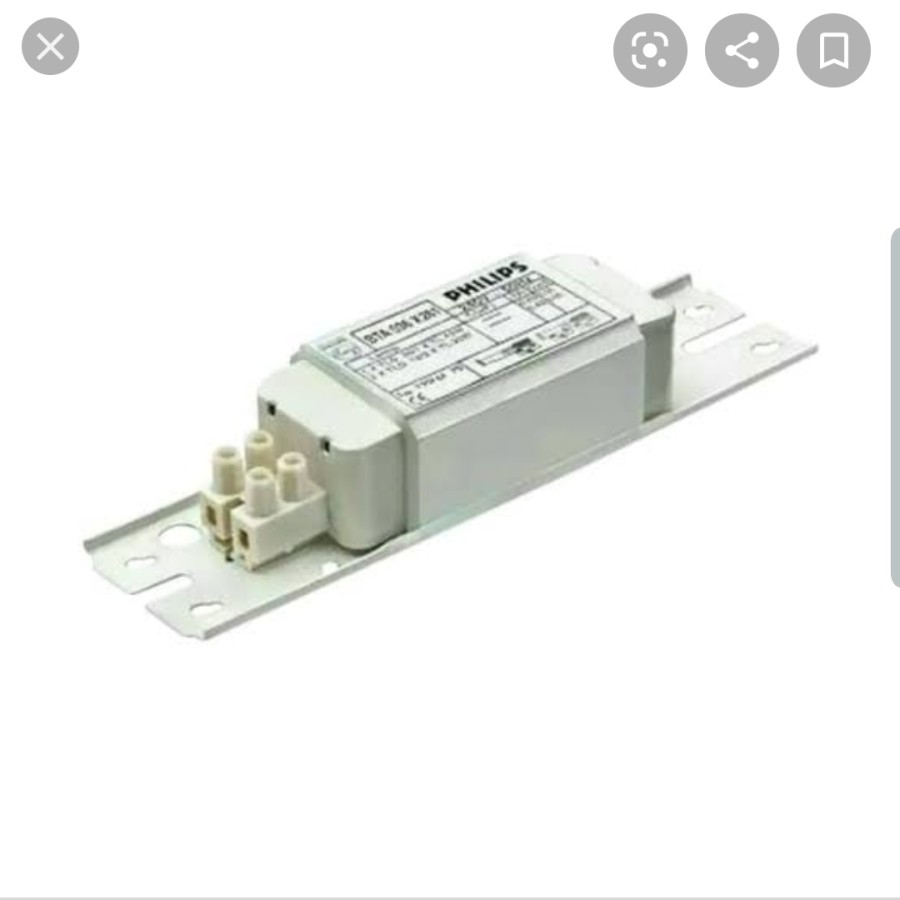 Ballast Trafo Lampu TL Philips BTA 18 watt 220 volt | SIPLah