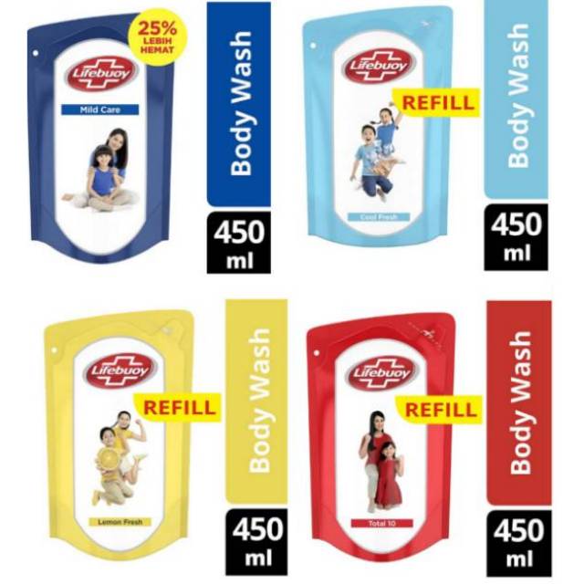 LIFEBUOY Body Wash 450 ml Refill SIPLah