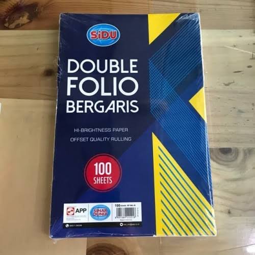 Kertas Double Folio Garis Siplah 4080