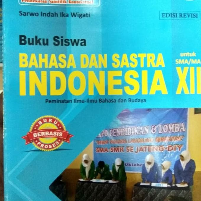 Buku Siswa Bahasa Indonesia Kelas XII Peminatan  SIPLah