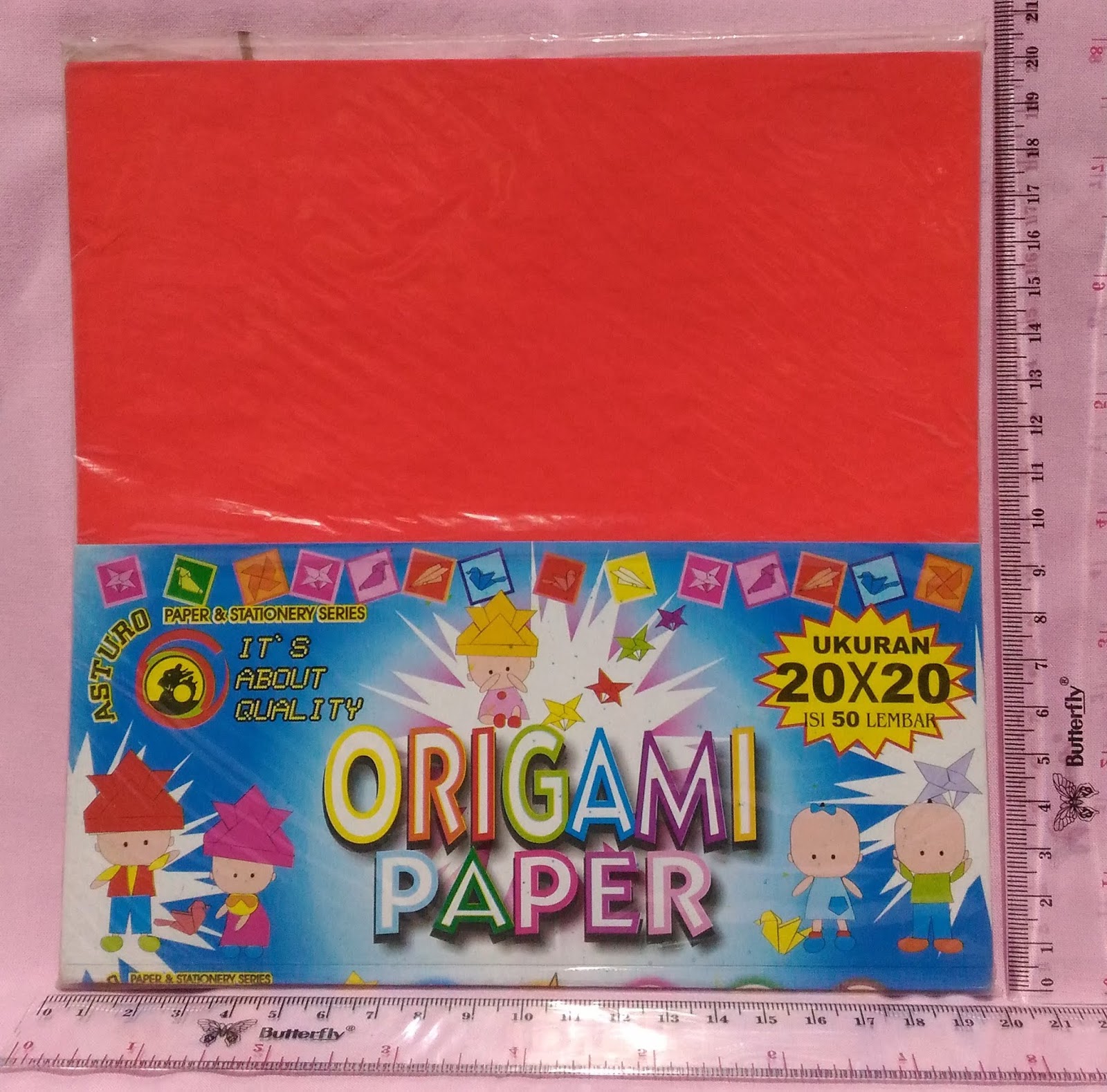Kertas Origami 20x20 two side SIPLah
