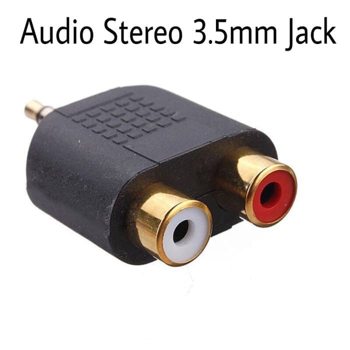 AUDIO JACK SPLITTER STEREO TO RCA SIPLah