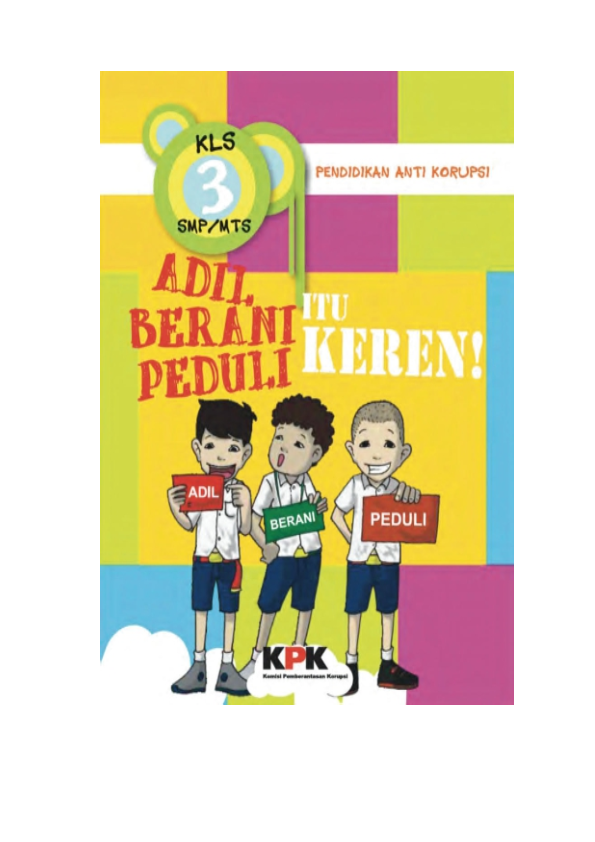 Buku Pendidikan Anti Korupsi SMP/MTS Kelas 9 | SIPLah