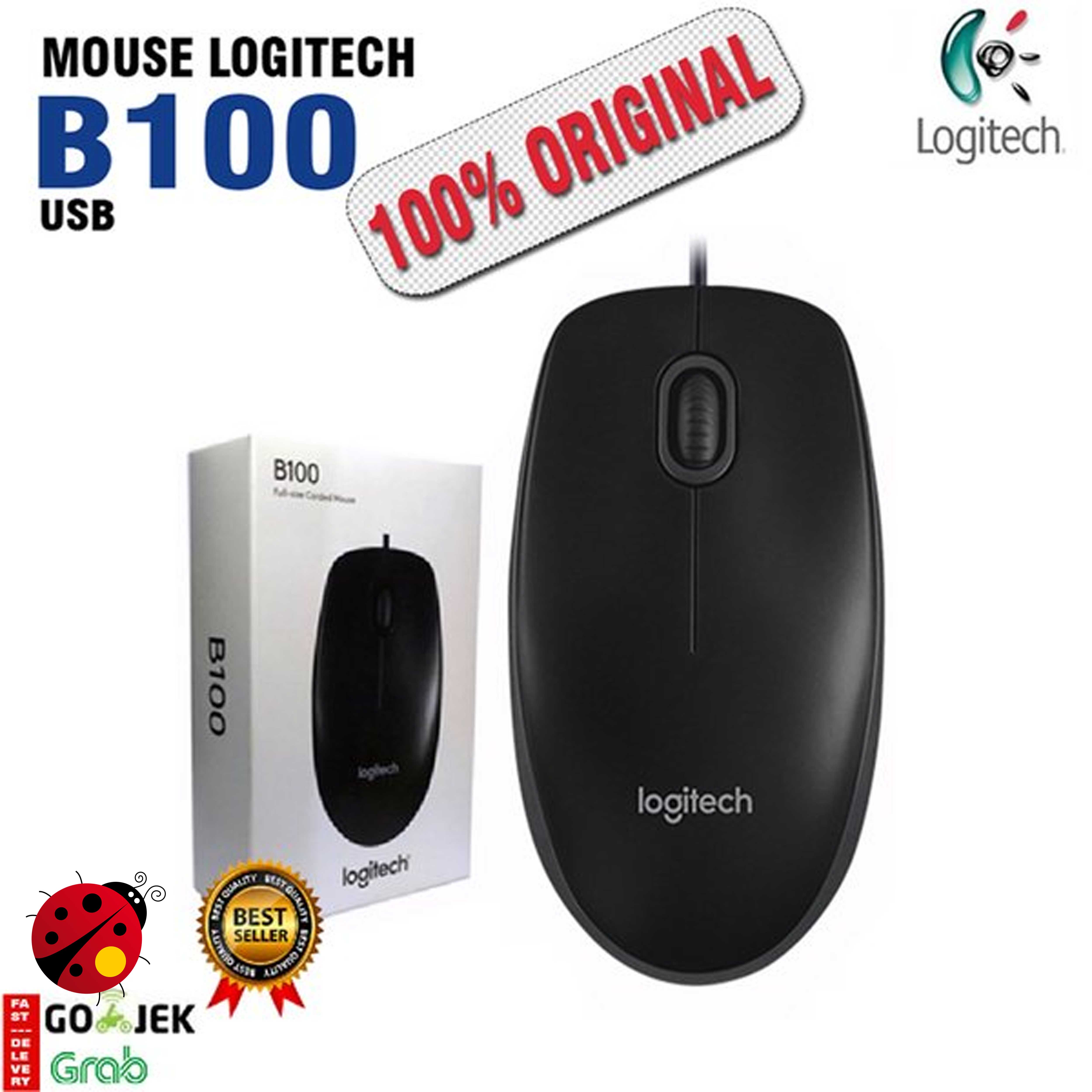 mouse logitech b100 original