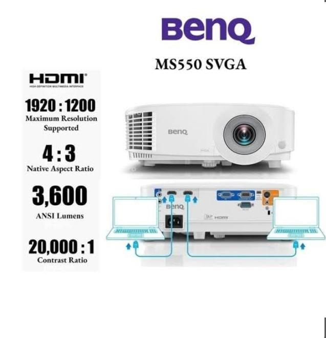 Proyektor BenQ MS550 | SIPLah