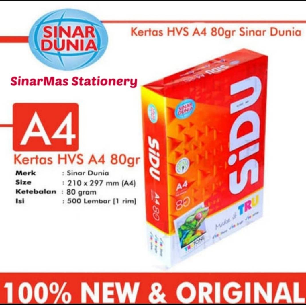 Kertas HVS A4 80 Gram | SIPLah