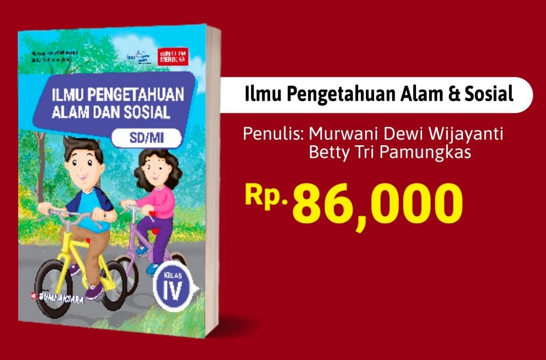 Ilmu Pengetahuan Alam dan Sosial Kurikulum Merdeka Kelas IV SD/MI | SIPLah