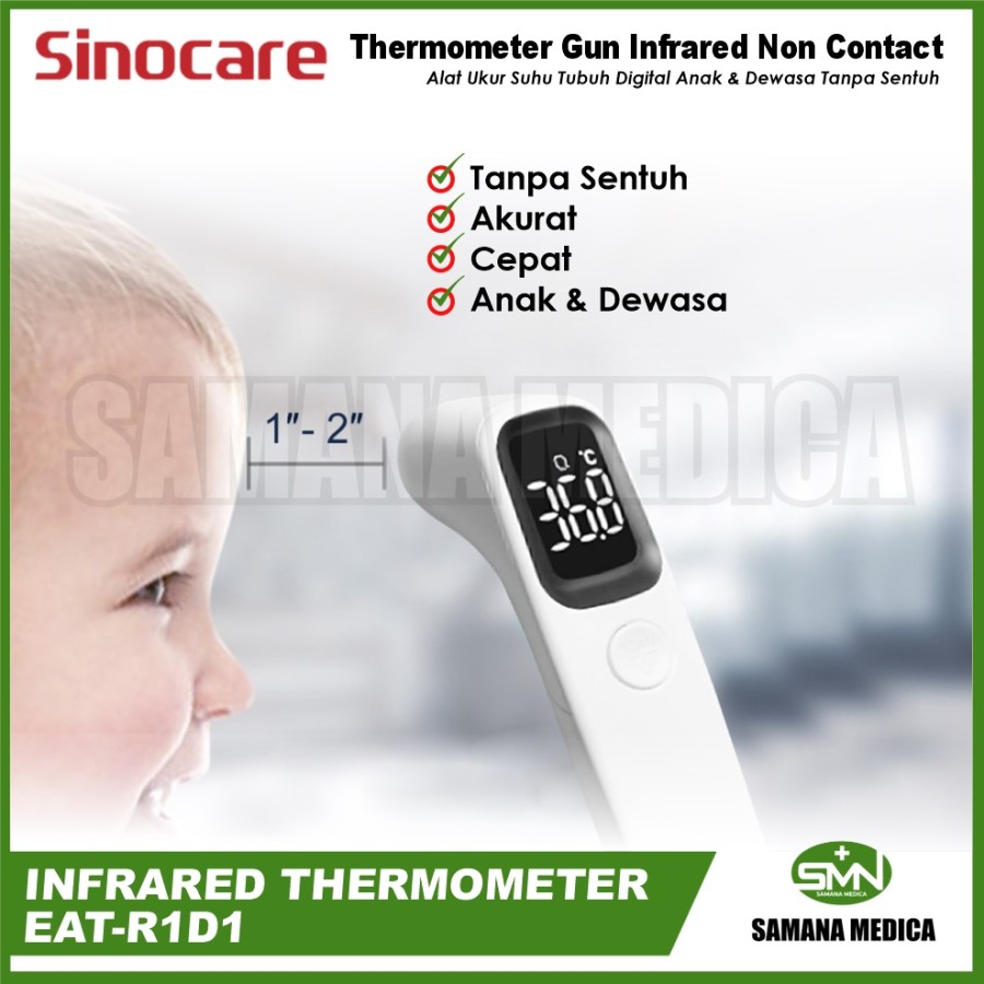 Thermometer Infrared Thermogun Yuwell Yt 1c Dan Sinocare Aet R1d1 Alat