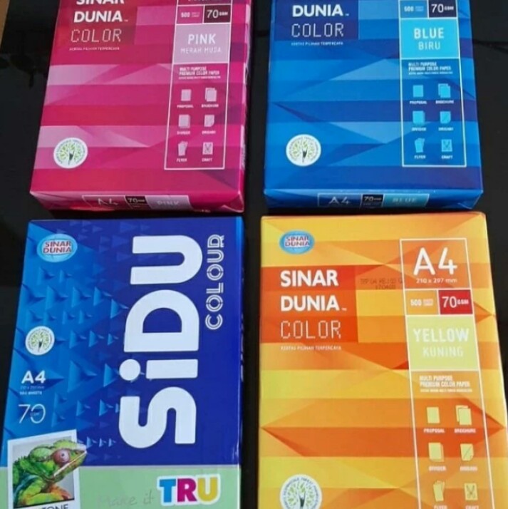 Kertas warna blank A4 | SIPLah