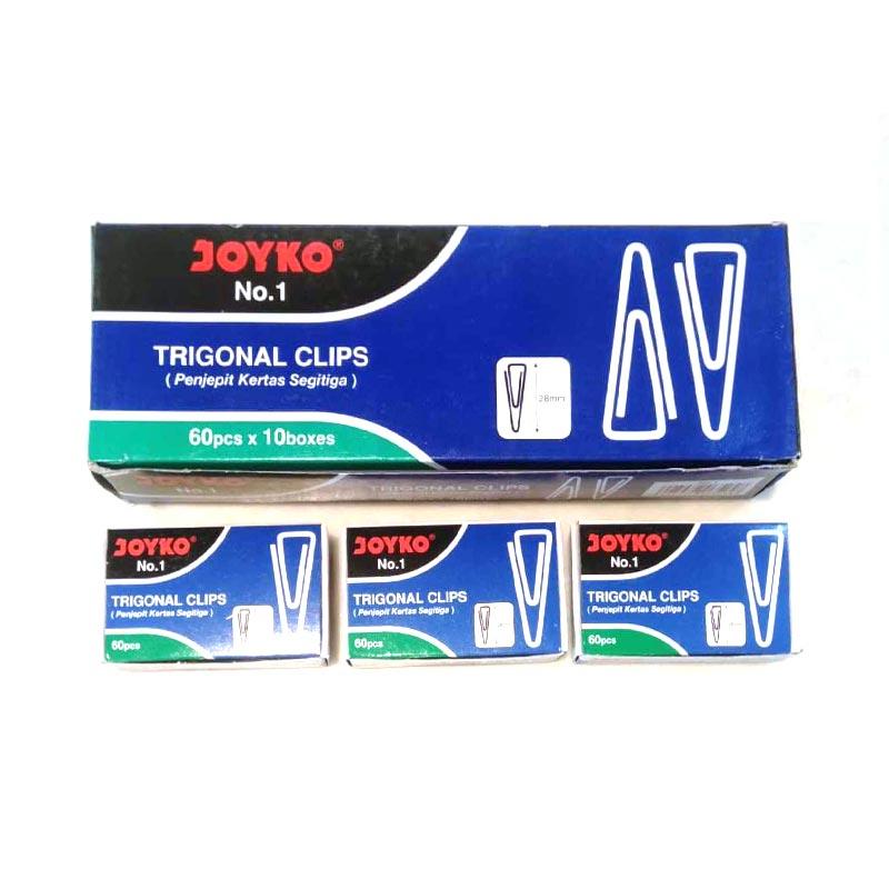 Joyko Trigonal Paper Clip No.1 Isi 10 Pack SIPLah