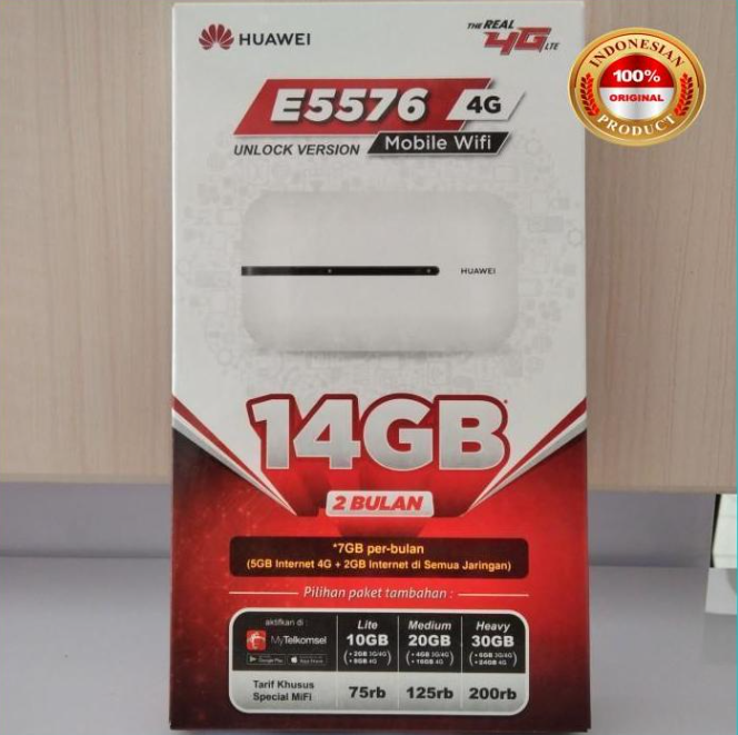 Modem Wifi Huawei E5576 4G Mobile Wifi SIPLah