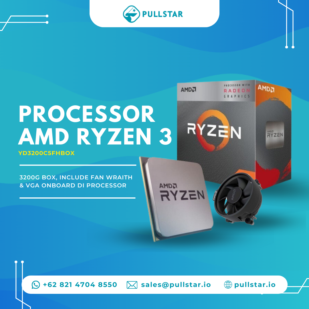 PROC AMD RYZEN 3 3200G BOX Include Fan WRAITH | SIPLah