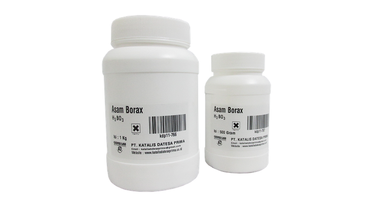 Asam borax padatan 500 gram - Student Grade | SIPLah