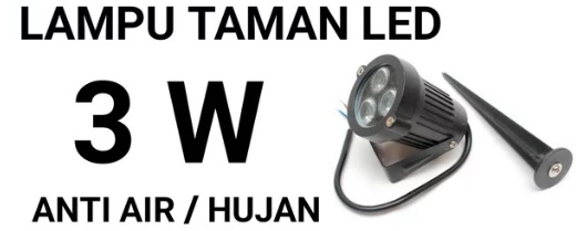 Lampu Sorot Taman Anti Air - Homecare24