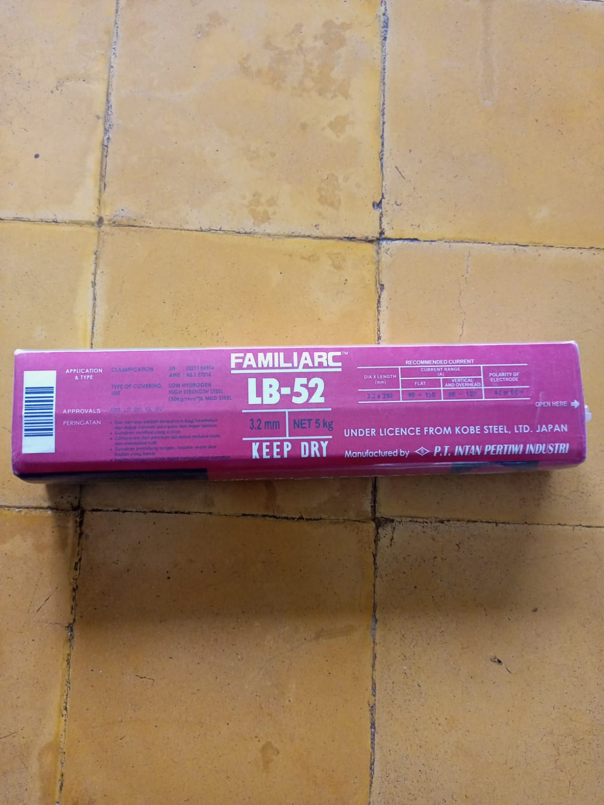 kawat las elektroda LB52 3,2mm | SIPLah