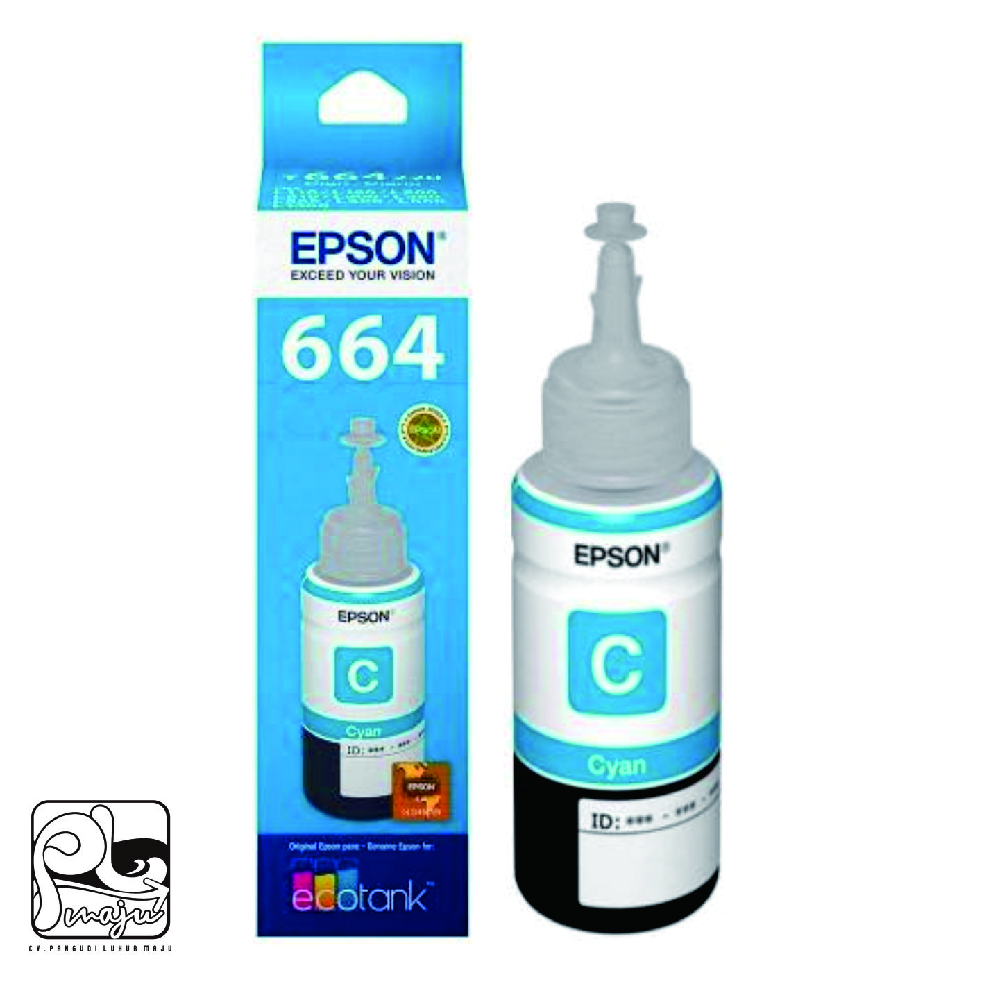 Tinta Epson Seri-664 Warna Biru | SIPLah