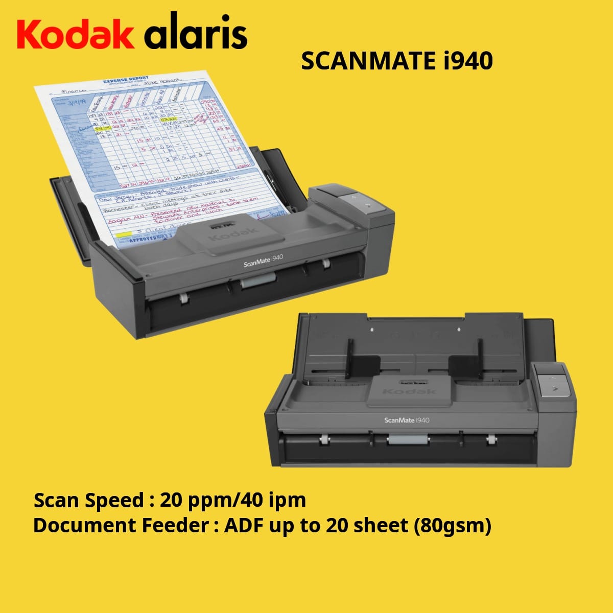 SCANNER KODAK ALARIS SCANMATE i940 SIPLah