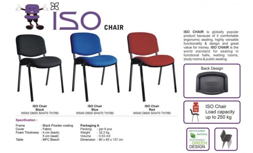 KURSI KANTOR ISO CHAIR SIPLah