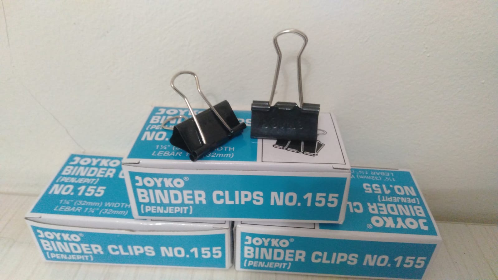 Binder Clip / Klip / Penjepit Kertas Joyko 155 per BOX 12 PCS SIPLah