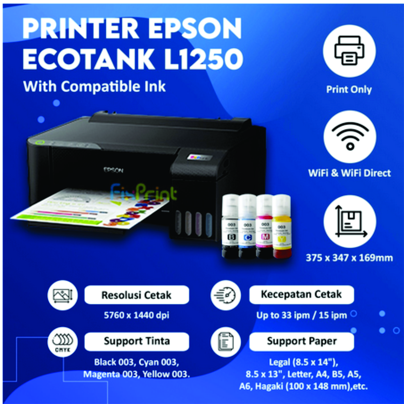 Printer Epson L1250 Siplah 3685