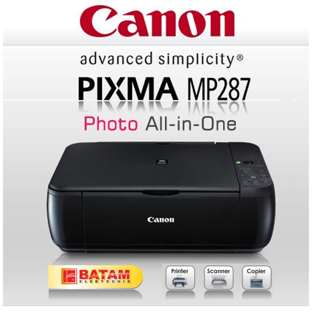 Printer Canon Pixma Mp287 Siplah 2896