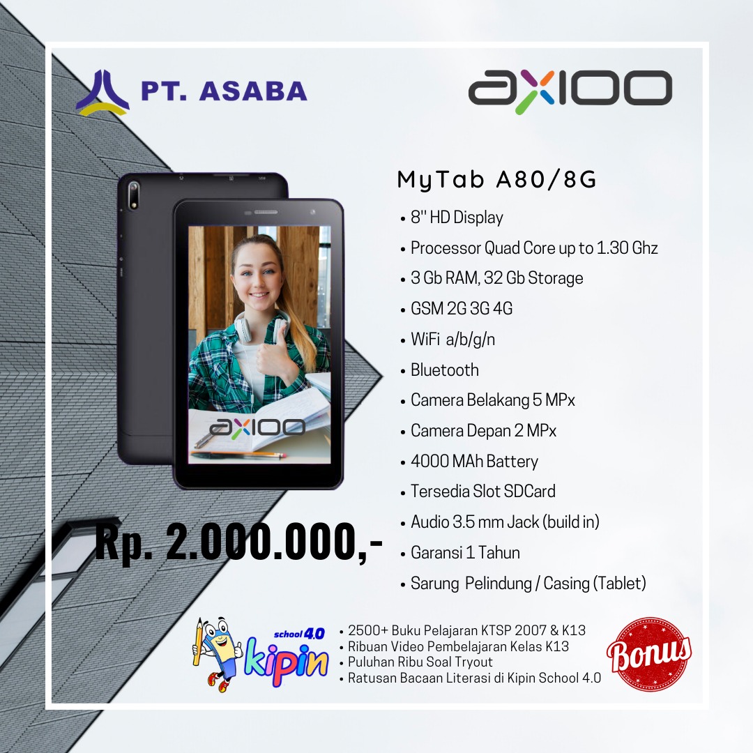 axioo my tab a80