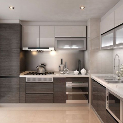 Kitchen Set Minimalis Modern Custom - HPL+Multiplex | SIPLah