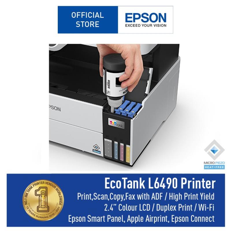 Printer Epson L 6490 A4 All in One Print Scan Copy ADF Duplex Wireless