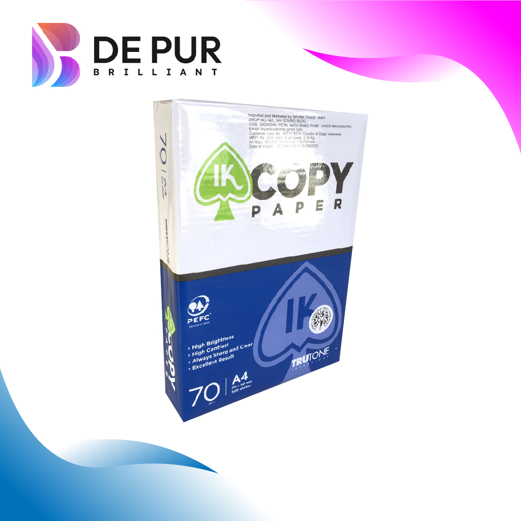 Kertas HVS A4 70gr IK Copy Paper SIPLah