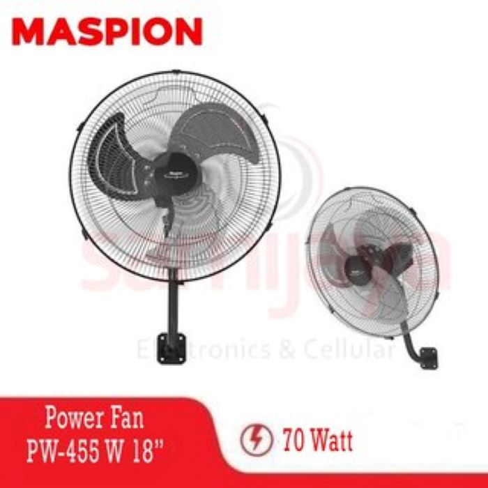 Kipas Angin Turbo Kipas Angin Dinding Wall Fan Maspion Pw 455 W 18inch Siplah 8243