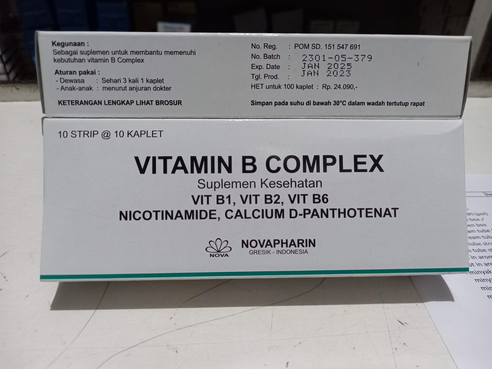 VIT B COMPLEX NOVA | SIPLah