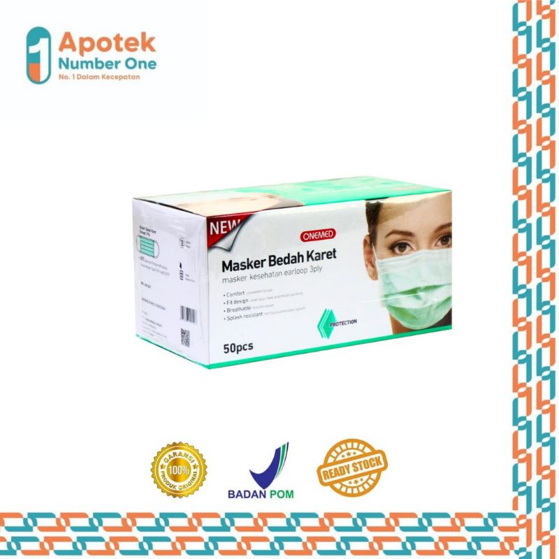 Masker Earloop Onemed | SIPLah