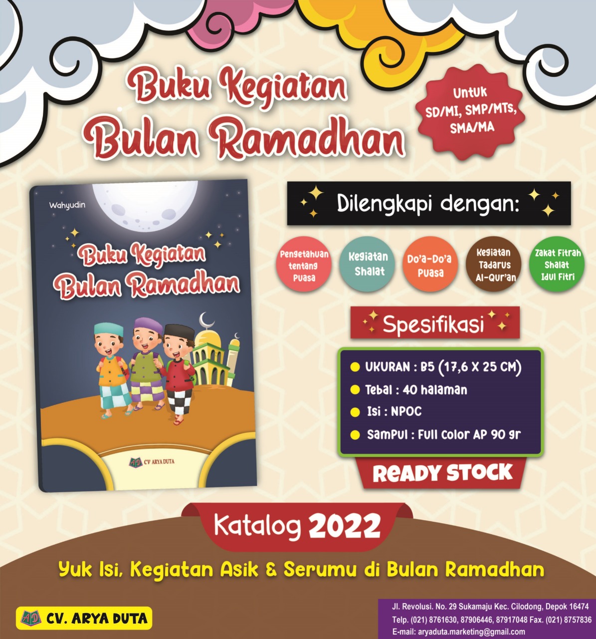 Buku Kegiatan Bulan Ramadhan | SIPLah